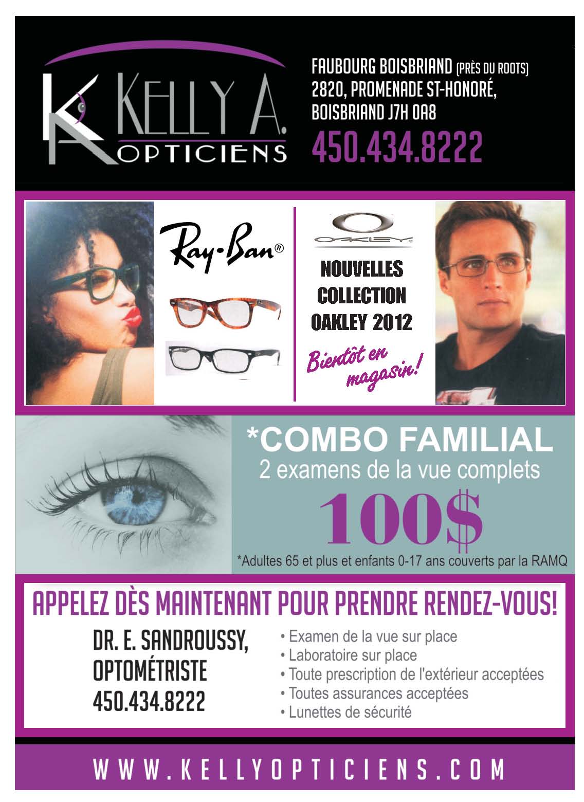 Kelly Opticiens: sp�cial combo familial